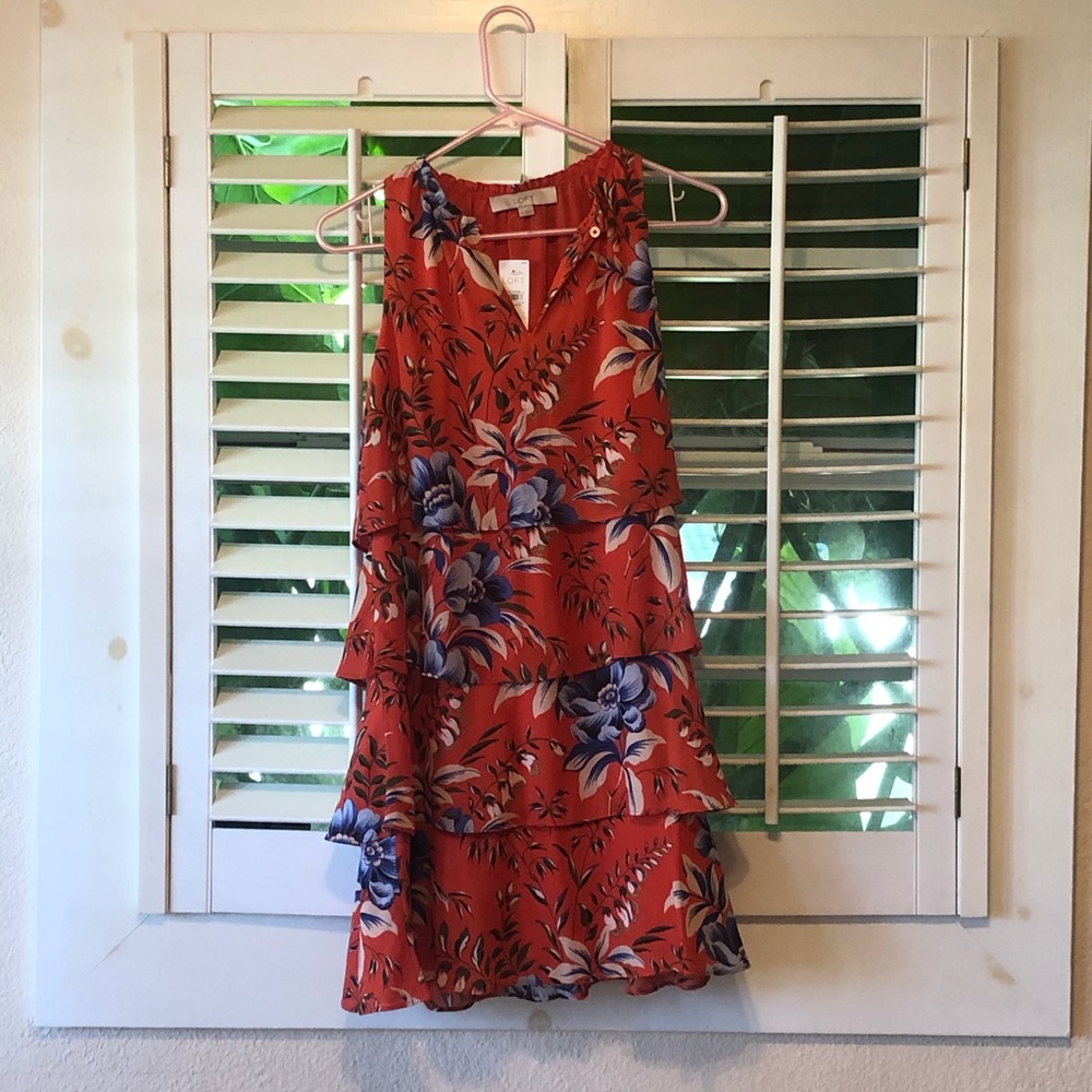 NWT tiered Loft Dress